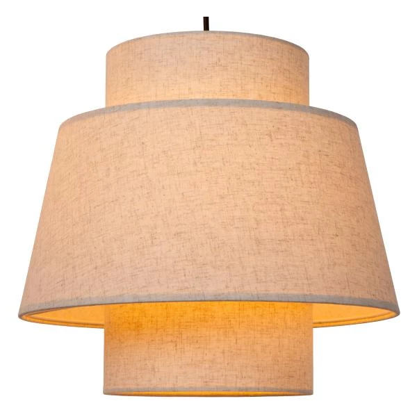 Lucide TRIBUTE - Hanglamp - Ø 76 cm - 3xE27 - Beige - detail 2